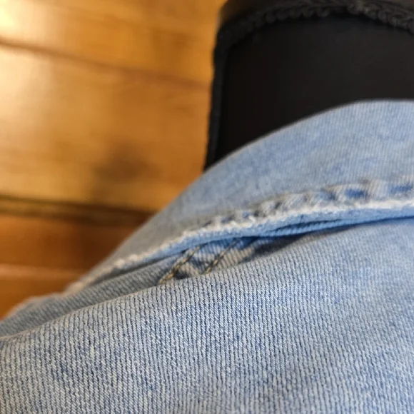 Lucky Brand Blue Jean Jacket Tailored Cropped Style XS - Picture 4 of 5
